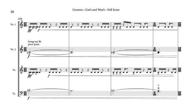 Christopher Cerrone — Can't and Won't [Score Follow Edition] смотреть онлайн