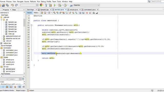 Ejemplo Java Spring смотреть онлайн