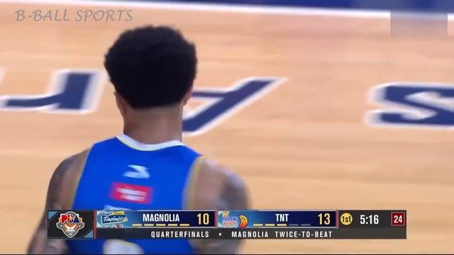 Tyler Bey Magnolia 2023-2024 PBA Commissioner's Cup Highlights смотреть онлайн