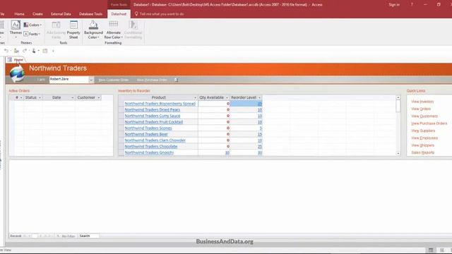 1.1 How to install the Northwind Sample Database for MS Access 2016 смотреть онлайн