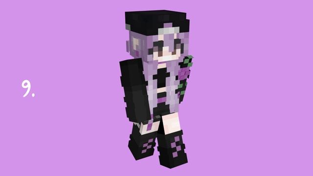aesthetic purple minecraft skins ? | links in the description смотреть онлайн