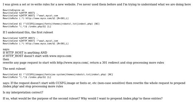 DevOps & SysAdmins: How to I interpret these htaccess rewrite rules? смотреть онлайн
