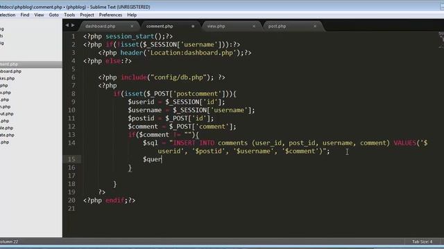 PHP BLOG Application - How to add and Display Comments Part-13 смотреть онлайн