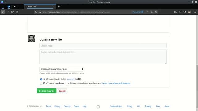 Crear directorio en repositorio de Github y subir archivo al directorio смотреть онлайн