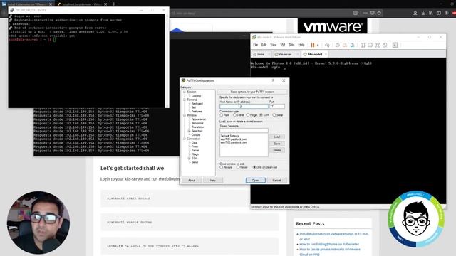 How to install Kubernetes on VMware Photon in 15 min. or less! – post by @vmtocloud смотреть онлайн