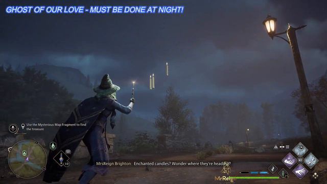 Hogwarts Legacy Floating Candles Map & Treasure Location Ghost of Our Love Side Quest смотреть онлайн