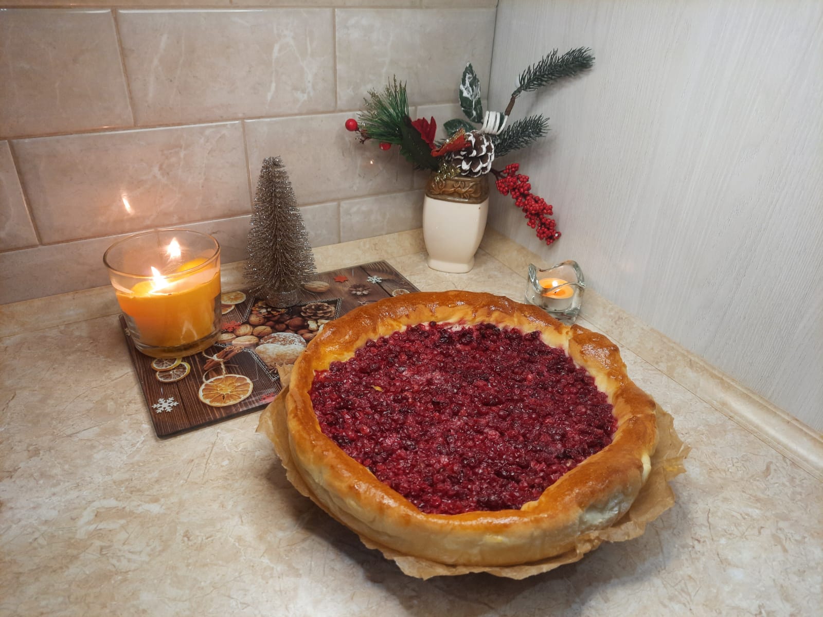 После этого пирога муж носит меня на руках •Пирог из брусники•