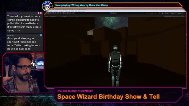 Space Wizard Birthday Show & Tell feat. Space Dragon game prototype early look смотреть онлайн