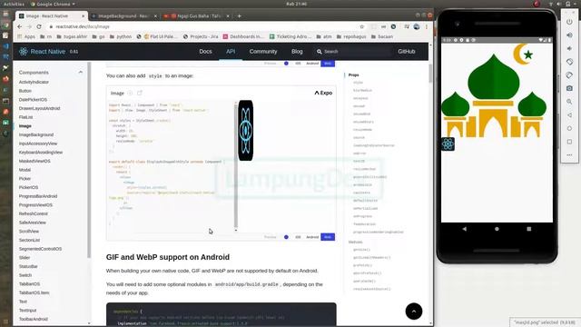 Tutorial React Native - 13 Menambahkan Image смотреть онлайн