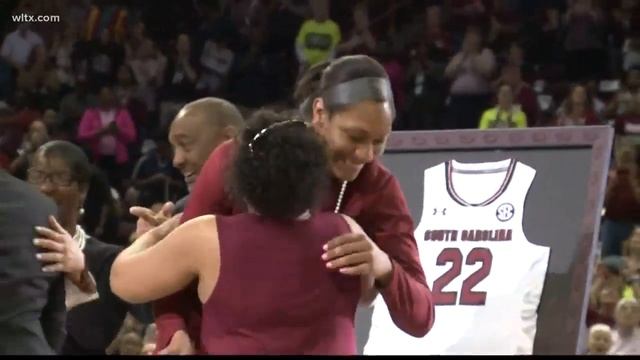 A'Ja Wilson Receives AP Player of the Year Award смотреть онлайн