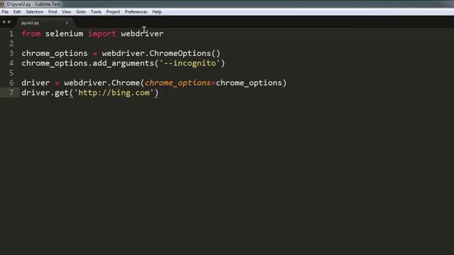 Python Selenium Open Chrome Incognito Browser Tab смотреть онлайн