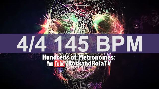 🔴 145 BPM Tech Pop Metronome смотреть онлайн