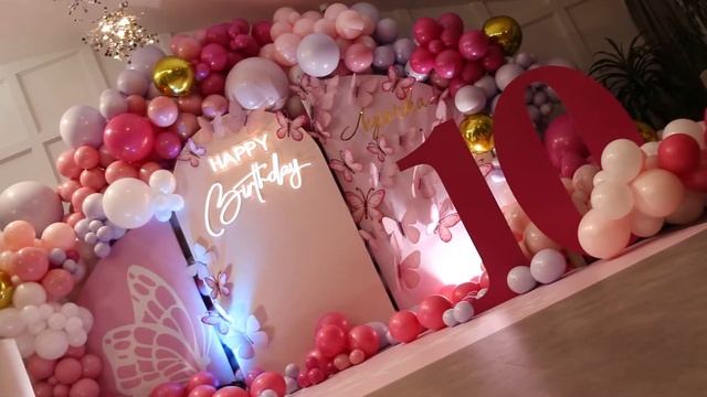 Фотозона для детского дня рождения Happy Birthday смотреть онлайн