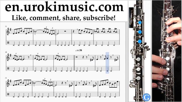 How to Play Oboe The Pink Panther - Theme Song Tabs Part#2 um-i352 смотреть онлайн