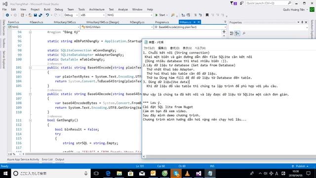 1 Hướng dẫn lập trình phần mềm với Net và SQLite смотреть онлайн