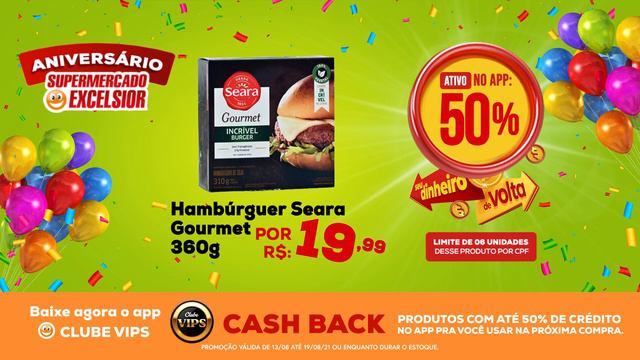Ofertas Club Vips - Excelsior 13/08 a 19/08/2021 смотреть онлайн