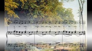 Шуберт, Прекрасная мельничиха, №20 Колыбельная ручья - ноты