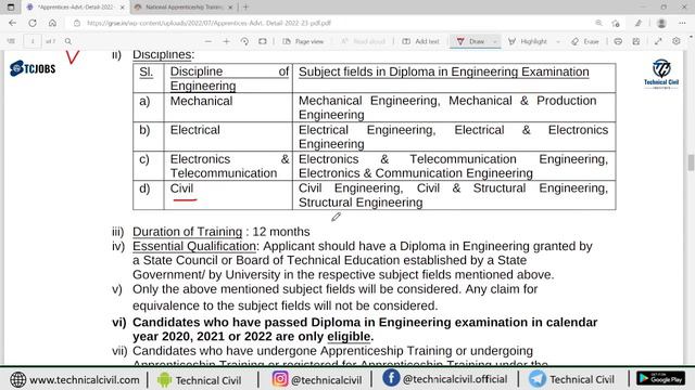Training Vacancies for Diploma/Degree Fresher Civil Engineers | GRSE Apprenticeship 2022 смотреть онлайн