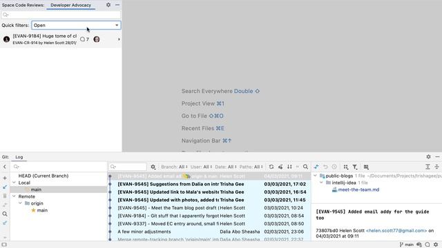 Space Code Reviews in IntelliJ IDEA 2021.1 смотреть онлайн