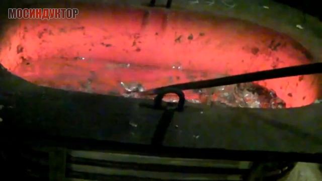 Плавка алюминия печь 400 кг смотреть онлайн