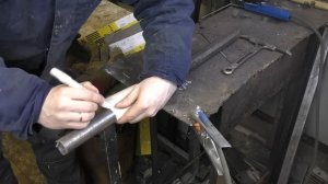 Немного ремонта или как сделать отвод в 90 градусов из круглой трубы своими руками!