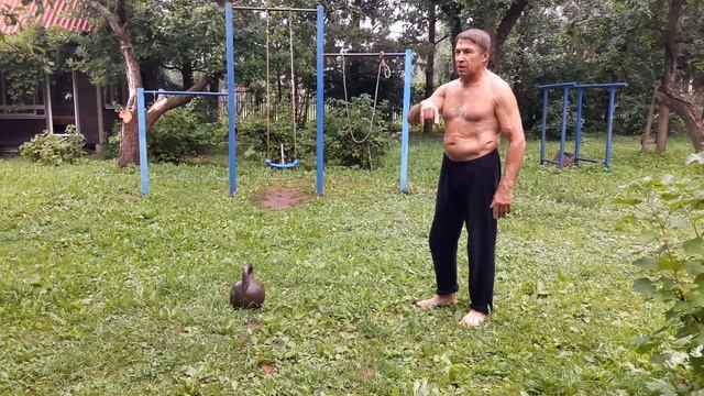 Лечебная физкультура с гирей после 67 лет. смотреть онлайн