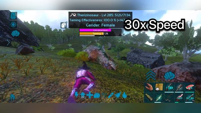 Ark Mobile Therizinosaur VS Alpha Raptor 🔥Taming Theri : Episode 15 | Best Farmer & Killer смотреть онлайн