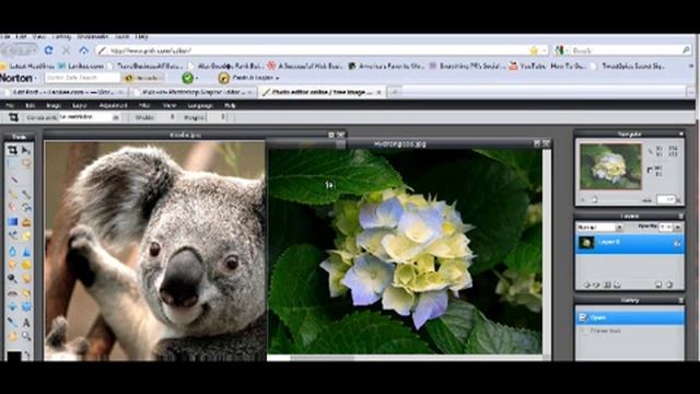 Pixlr vs Photoshop Graphic Editor Tool смотреть онлайн