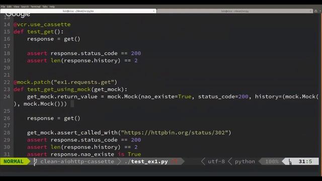 Live de Python #96 - Mockando requests com VCRpy - com Luiz Menezes смотреть онлайн
