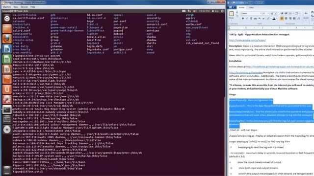TekTip ep11 - Kippo SSH Honeypot смотреть онлайн