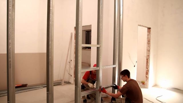 Как сделать перегородку из гипсокартона (ГКЛ) своими руками инструкция смотреть онлайн