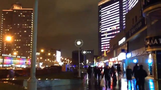 Новый Арбат. Ночная Москва. смотреть онлайн