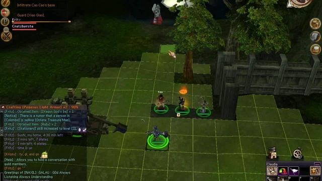 Atlantica Online TBS mission: Xiao Qiao's Escort (solo run, squad mode, musician main) смотреть онлайн