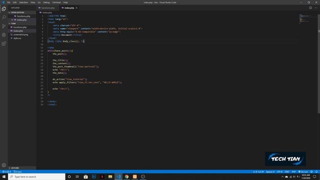 Body Class | Wordpress Theme Development Part 55 | Tech Tian смотреть онлайн