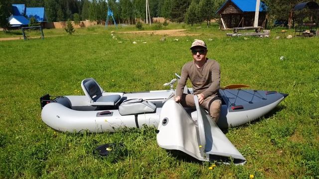 Рыболовный каяк Ондатра.PRO. Обзор фишкаяка Ондатра 3.60