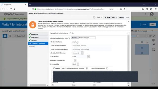 Write File using FTP Adapter in OIC смотреть онлайн