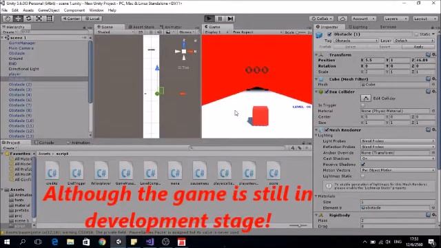 I MADE A GAME!!! (pc game)|CUBE DODGE| BY MANOP PHYSICS| смотреть онлайн
