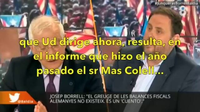 Qué gozada: Borrell destroza a Junqueras en directo смотреть онлайн