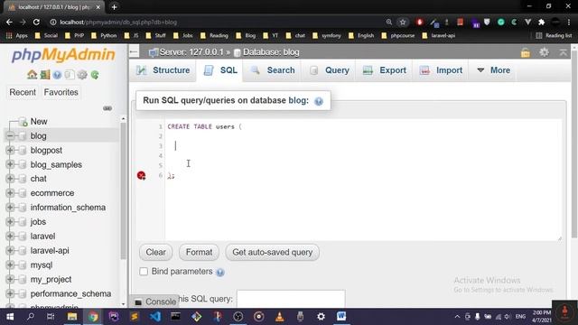 39 - Creating Tables - Complete PHP Course смотреть онлайн