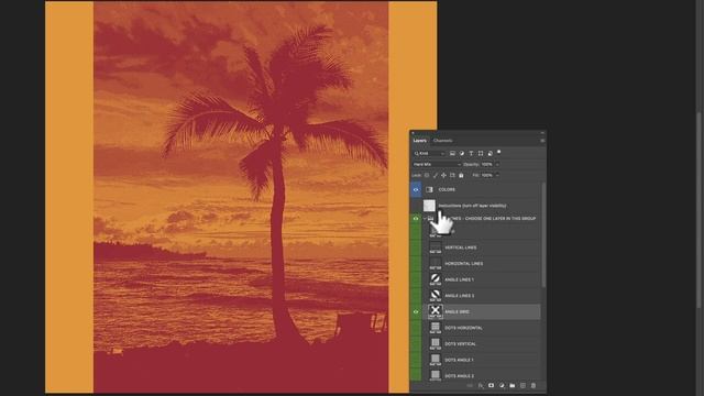 Transparent Halftones in Photoshop смотреть онлайн
