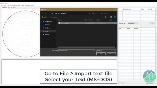 How To Import Data From Excel to Stereonet 10 | Geology смотреть онлайн