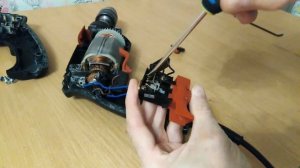 Ремонт кнопки дрели