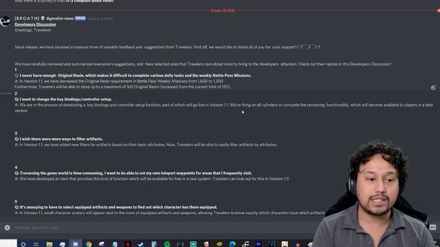 RESIN CHANGE IS STILL FLAWED! DEVELOPER'S DISCUSSION BREAKDOWN | GENSHIN IMPACT QUALITY LIFE CHANGE смотреть онлайн