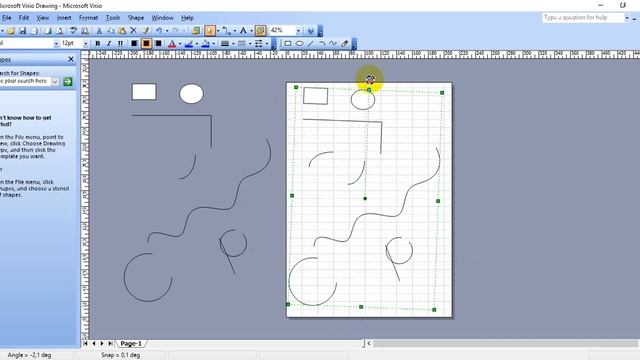 Чертежи в Visio