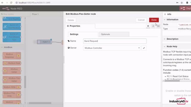 Node-Red Tutorial for Beginners - [Modbus TCP | Dashboards | MQTT Communication | Azure IoT] смотреть онлайн