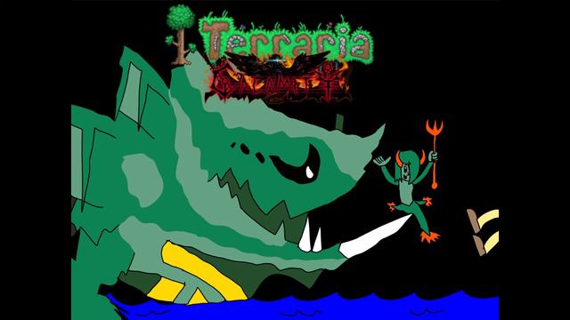 Terraria Calamity Mod Soundtrack - The Leviathan смотреть онлайн