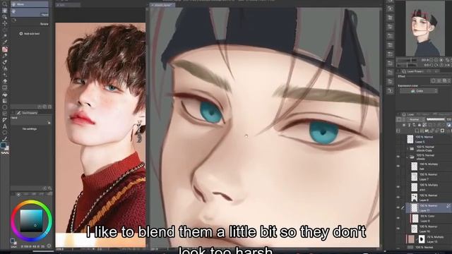 Semi Realistic Drawing Tutorial | How to Draw Semi Realistic Anime смотреть онлайн