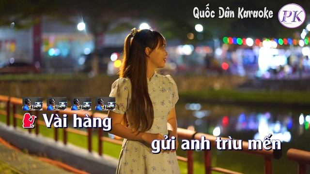 Karaoke Bức Tâm Thư | Tango | Tone Nữ (Gm,Tp:115) | Quốc Dân Karaoke смотреть онлайн