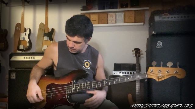 1973 FENDER PRECISION BASS IN SUNBURST FINISH - Andy's Vintage Guitars смотреть онлайн