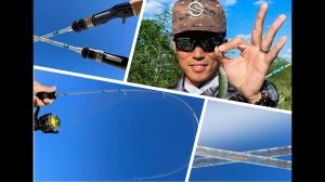 Китайского стекла кусок! Стеклопластиковый спиннинг sheng he xiaoju 432XUL..mp4